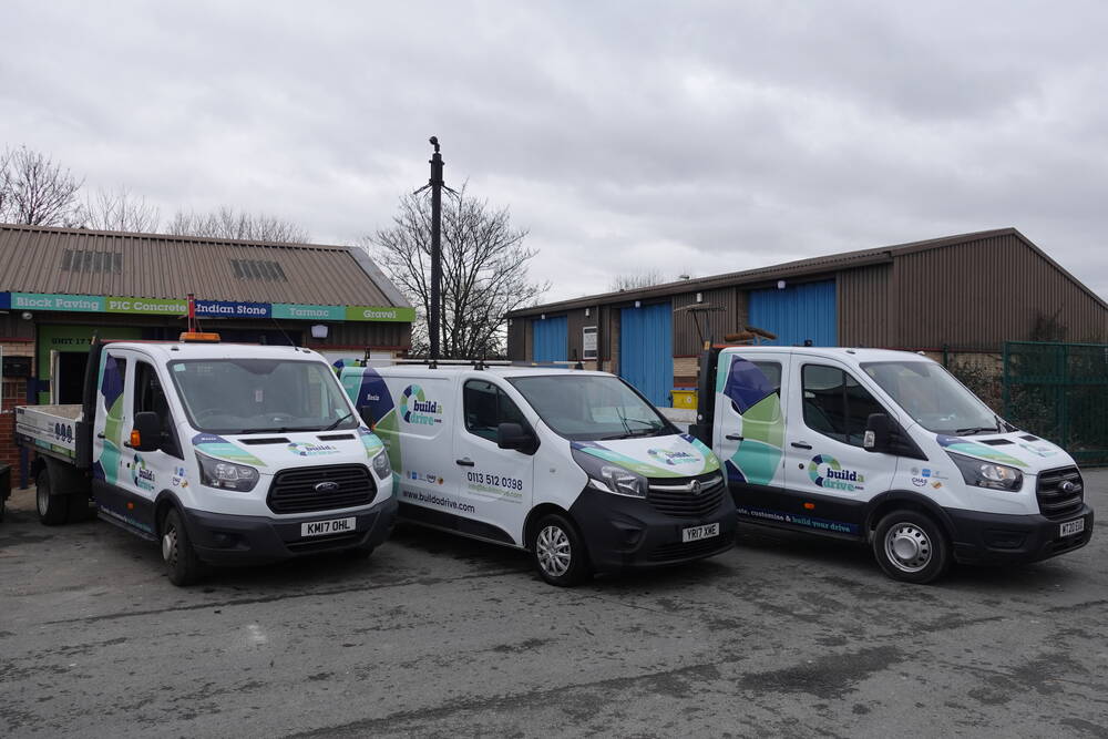 Photo of the Build a Drive fleet.